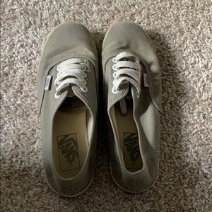 GRAY VANS SNEAKERS